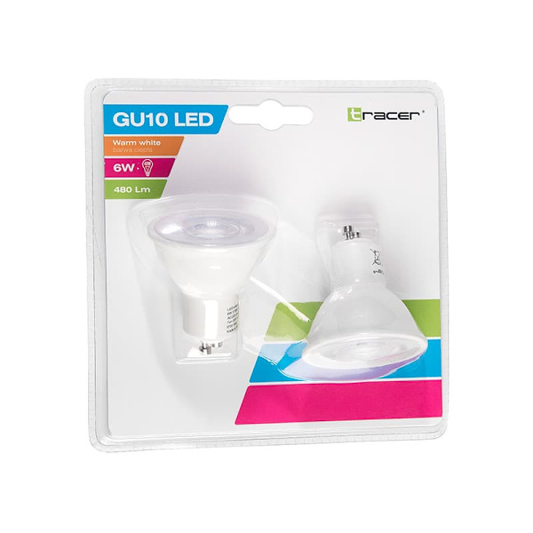Żarówka LED E27 9W=60W ciepła jasna 3000K, 2 pack