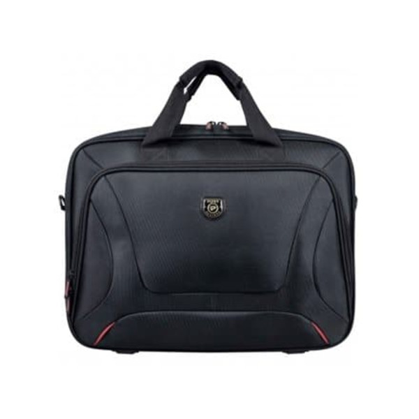 PORT DESIGNS | Courchevel | Fits up to size 15.6 " | Messenger - Briefcase | Black | Shoulder strap