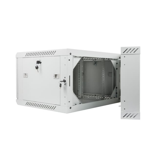 Lanberg WF02-6606-10S rack cabinet 6U Wall mounted rack Grey