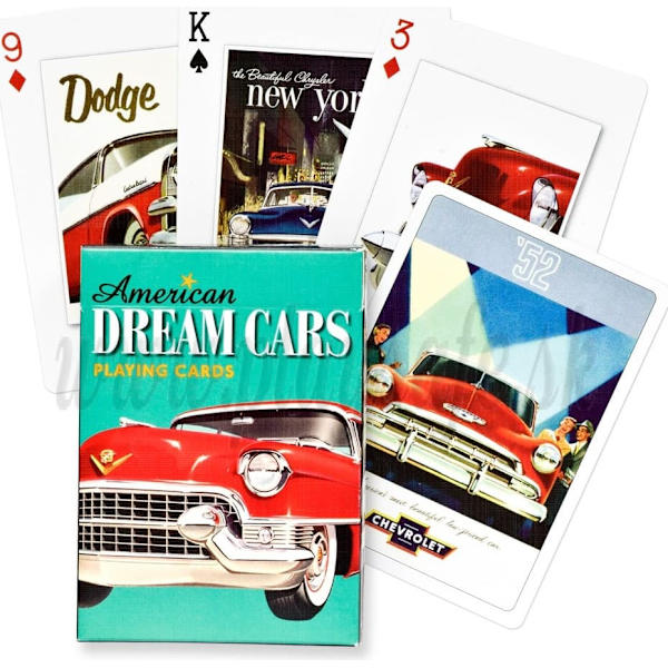 PIATNIK playing cards American dreamcars