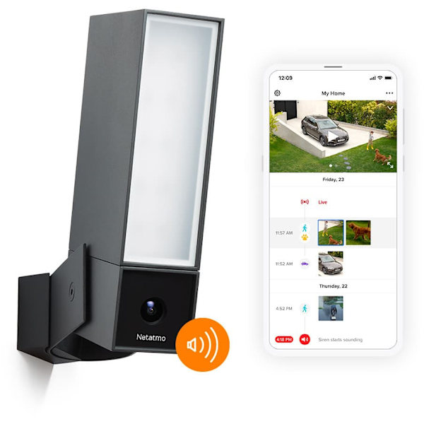 Netatmo Smart surveillance camera with Siren