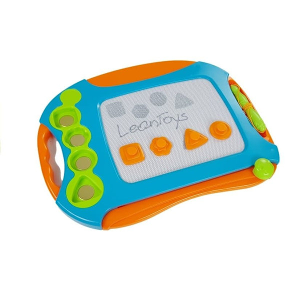 Magnetic Drawing Board with Geometrical Stamps