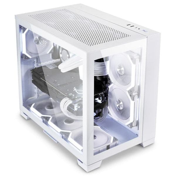 Lian Li O11 Dynamic Mini Snow Edition, Mid-Tower, Tempered Glass - White