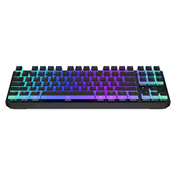 Endorfy herní klávesnice Thock TKL Wireless Red Pudding / RGB / red sw. / bezdrátová / mechanická / US layout / černá Sort