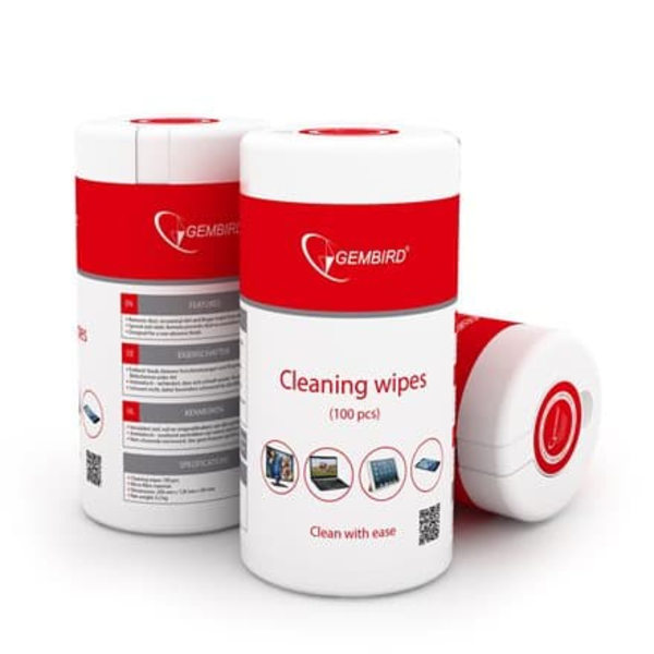 Gembird TFT/LCD Cleaning Wipes 100 pcs