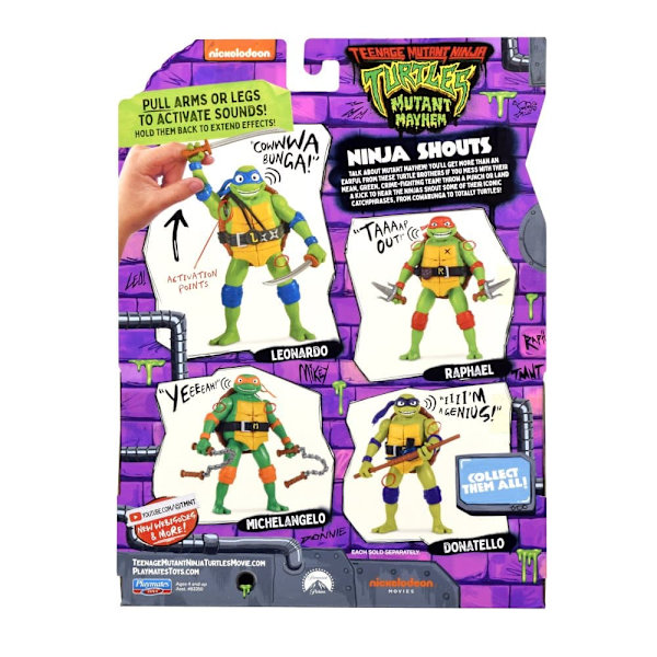 TMNT figure Ninja Shouts Donatello, 83352