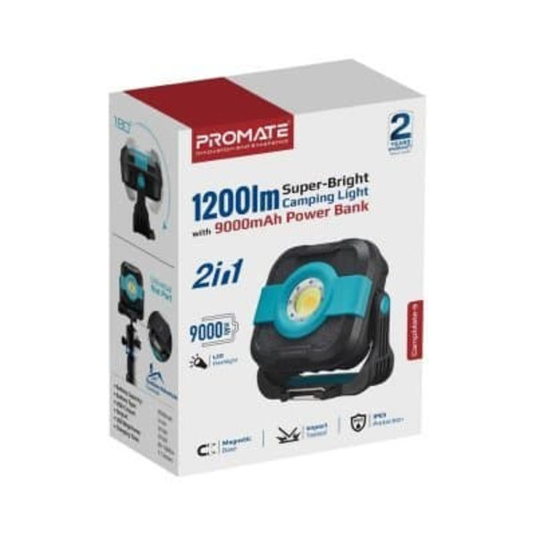 PROMATE CampMate-3 Camping lamp with built-in battery 9000mAh / 1200lm