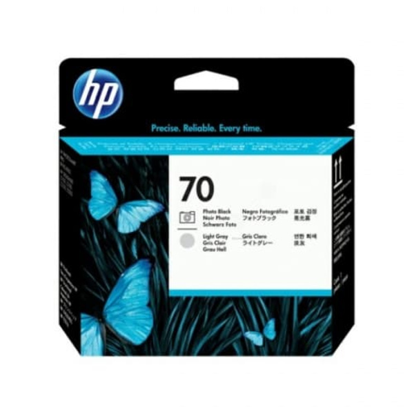 HP 70 original printhead C9470A black and light grey standard capacity 1-pack