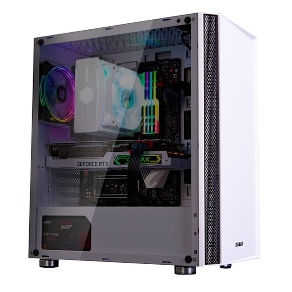 Obudowa R2 ATX Mid Tower PC Case 120mm fan Biała