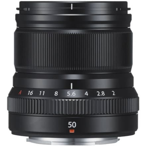 Fujifilm Fujinon XF 50mm f/2 R WR lens, black