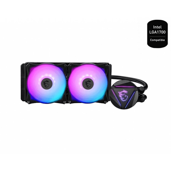 Chłodzenie MAG Core Liquid 240R V2 240mm ARGB CPU Cooler Sort
