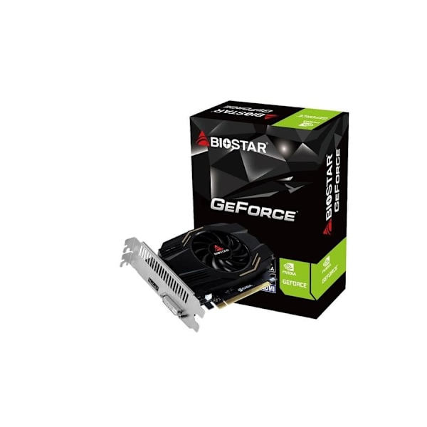 Biostar GeForce GT1030 NVIDIA GeForce GT 1030 4 GB GDDR4 Sort