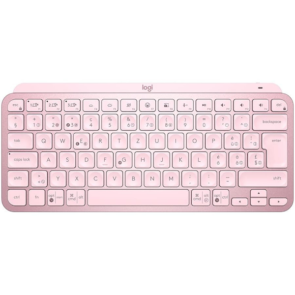 Wireless Keyboard Logitech MX Keys Mini Rosa