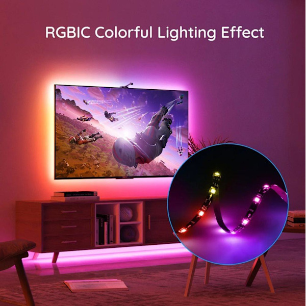 Govee H6199 TV BACKLIGHT Smart strip light TV 75-85 CALI 5M