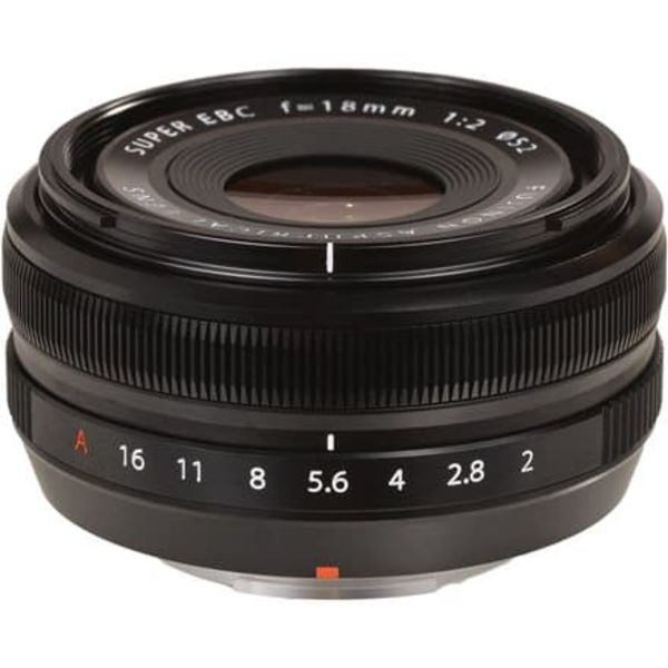 Fujifilm Fujinon XF 18mm f/2 R Sort