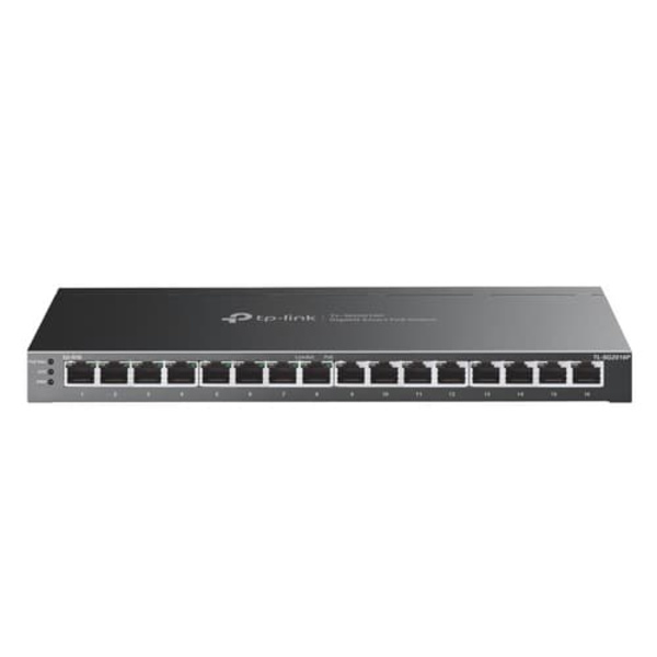 TP-Link TL-SG2016P network switch L2/L3/L4 Gigabit Ethernet (10/100/1000) Power over Ethernet (PoE) Black Svart