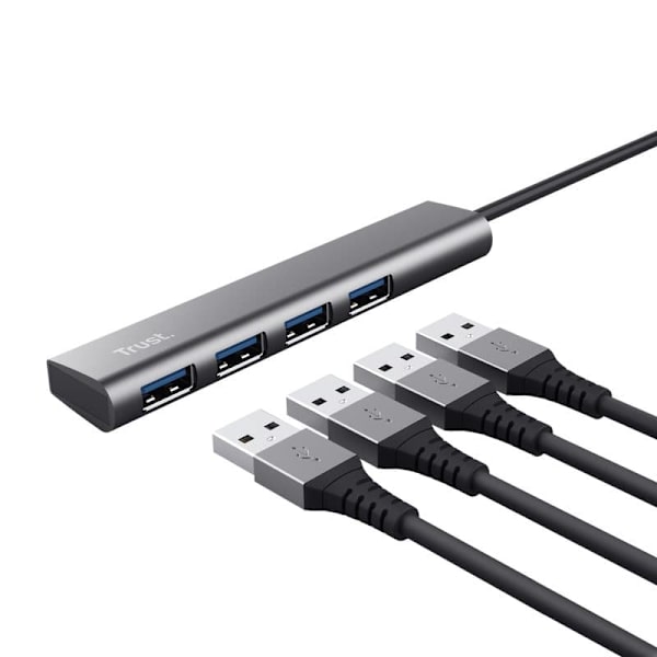 USB hubs Tust Halyx 4 PORT USB-C