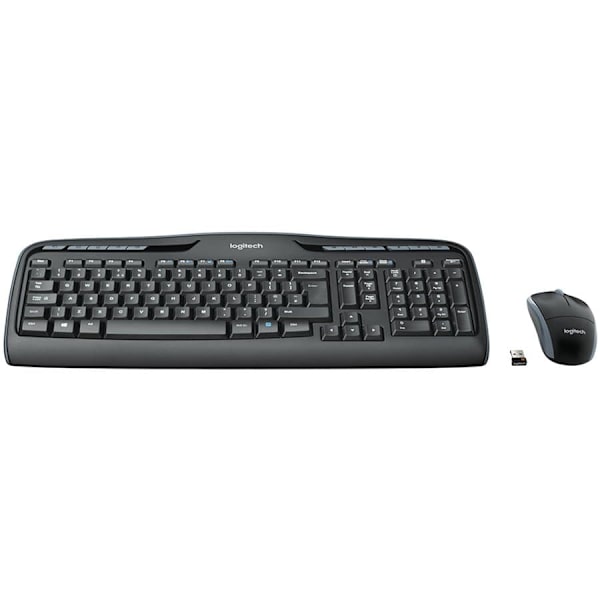Logitech Mouse and keyboard set 920-003989 / MK330 Black Sort