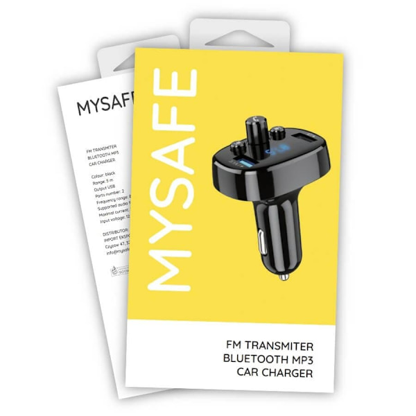 MySafe FM Bluetooth Transmitter MP3 2x USB