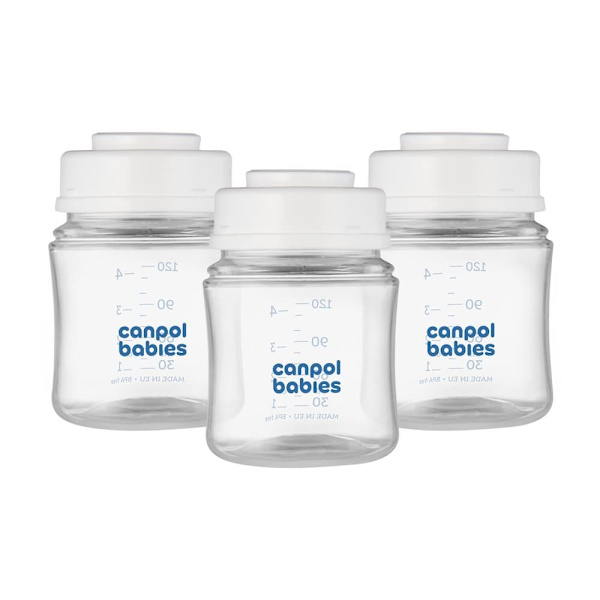 CANPOL BABIES Bottle Set for Breast Milk Storage 3x120ml, 0M+, 35/235