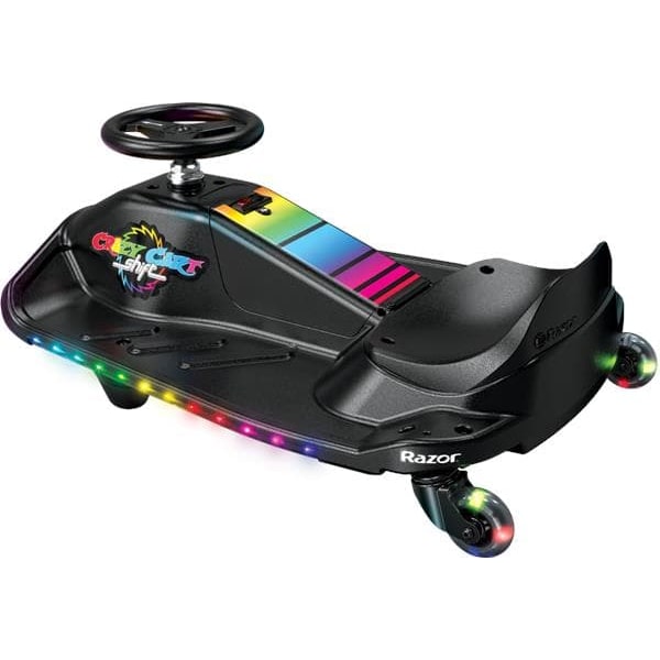 Razor Crazy Cart Shift Electric Drifting Go-Kart 12V, Lightshow