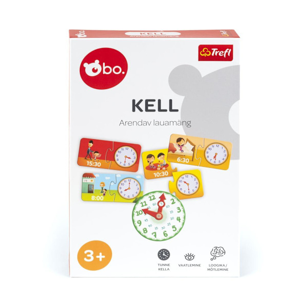 bo. Educational board game "Clock" (In Estonian lang.)