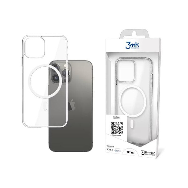 3MK MagSafe Case for iPhone 13 - Transp.