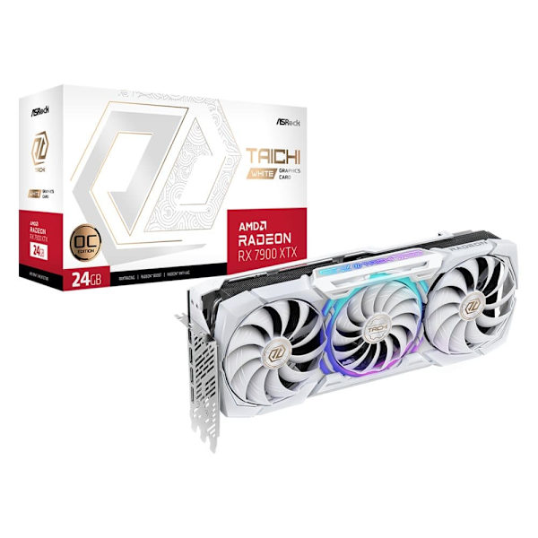Graphic card ASROCK RX 7900 XTX Taichi White OC 24GB GDDR6