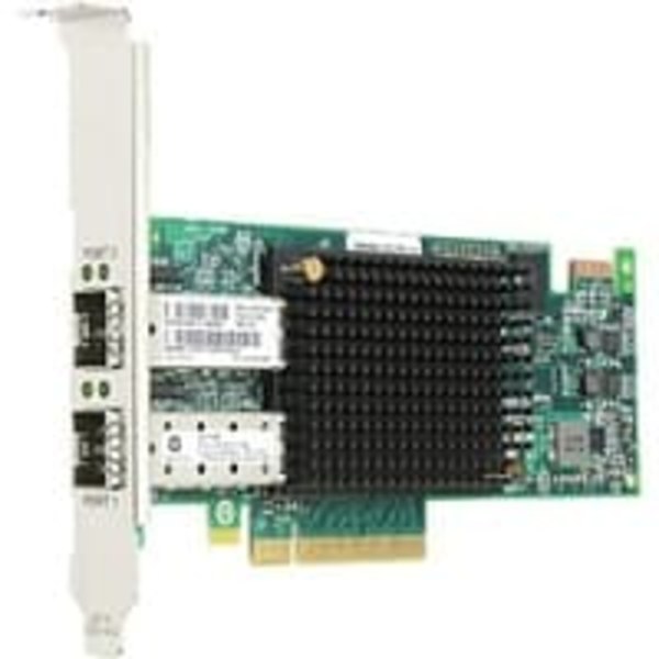 EMULEX 16GB FC DUAL-PORT HBA Sort, Grøn, Sølv