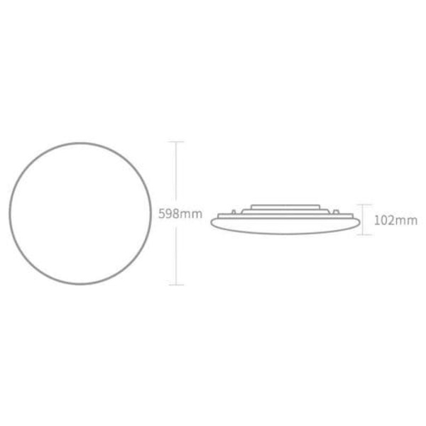 Yeelight Arwen Ceiling Light 550C Vit