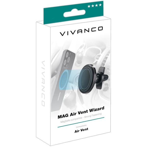Vivanco car phone holder MAG Air Vent Wizard (63260)