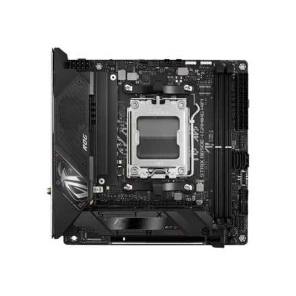 Asus | ROG STRIX B650E-I GAMING WIFI | Processor family AMD | Processor socket AM5 | DDR5 DIMM | Memory slots 2 | Supported hard disk drive interfaces