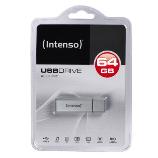 MEMORY DRIVE FLASH USB2 64GB/SILVER 3521492 INTENSO