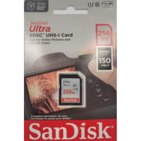 SANDISK ULTRA 256GB SDXC MEMORY CARD 150MB/S