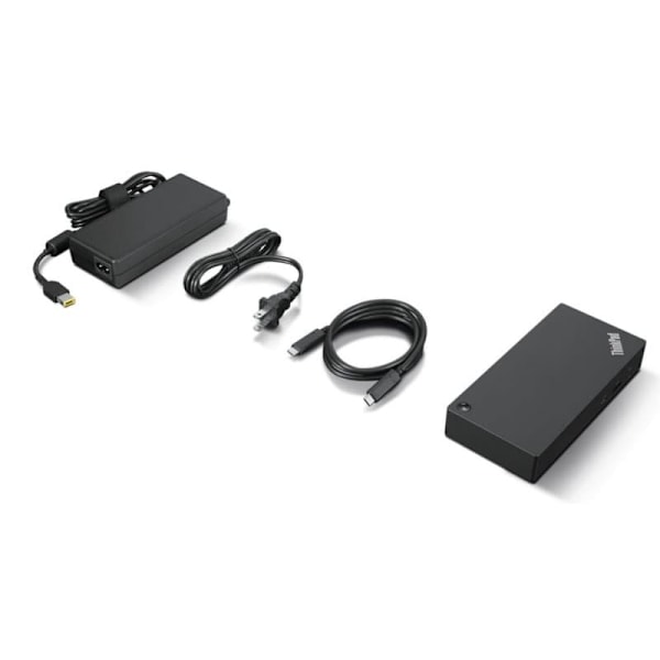 Lenovo 40AY0090EU notebook dock/port replicator Wired USB 3.2 Gen 1 (3.1 Gen 1) Type-C Black