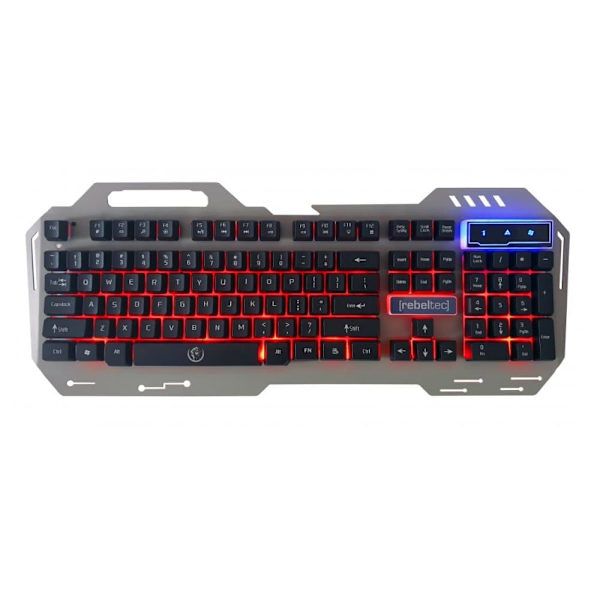 Klawiatura metalowa podwietlana gaming Rebeltec DISCOVERY 2
