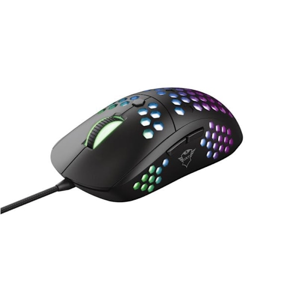 MOUSE TRUST, "GXT 960 Graphin", gaming, cu fir, USB, optic, 10000 dpi, butoane/scroll 6/1, iluminare, butoane programabile, buton selectare viteza, ne musta