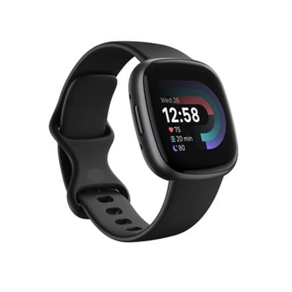Versa 4 | Smart watch | NFC | GPS (satellite) | AMOLED | Touchscreen | Activity monitoring 24/7 | Waterproof | Bluetooth | Wi-Fi | Black/Graphite Grafit