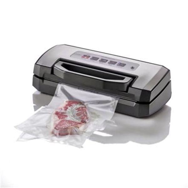 Caso | Bar Vacuum sealer | VRH 490 advanced | Power 110 W | Temperature control | Black/Stainless steel