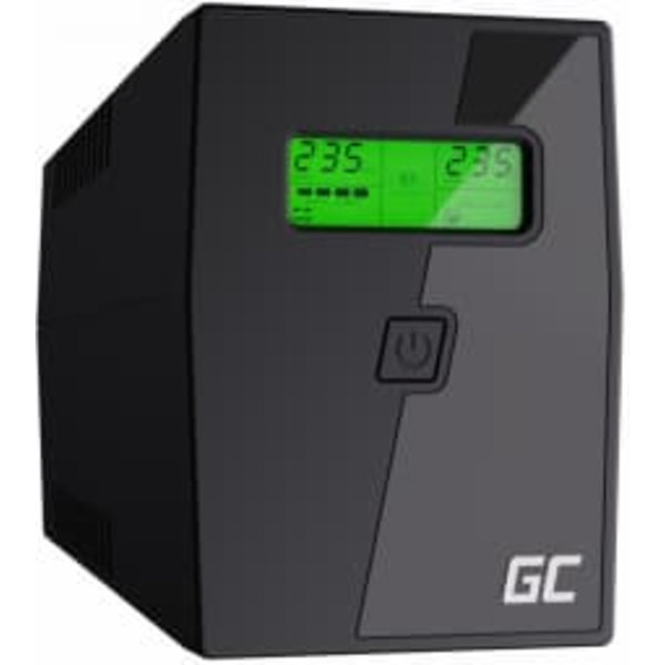 Green Cell UPS03 uninterruptible power supply (UPS) Line-Interactive 1.999 kVA 600 W 4 AC outlet(s) Sort