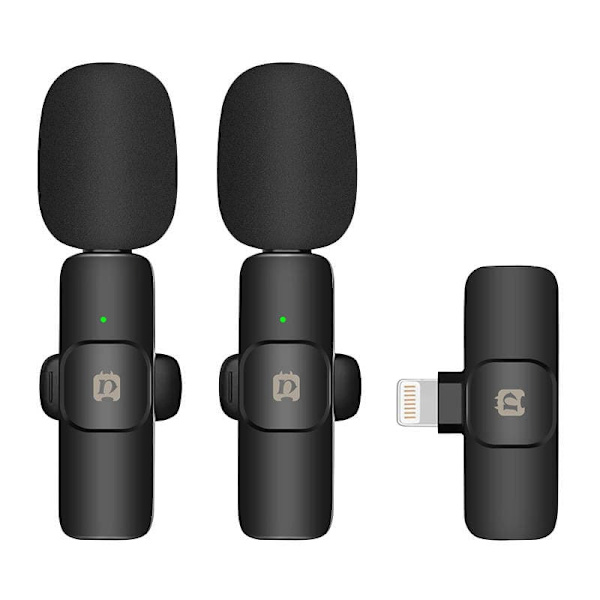 Bezvadu mikrofons Puluz PU3150B 2 x Mic