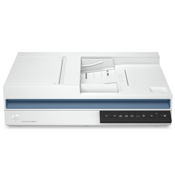 HP ScanJet Pro 2600 f1 Scanner - A4 Color 300dpi, Flatbed Scanning, Automatic Document Feeder, Auto-Duplex, OCR/Scan to Text, 25ppm, 1500 pages per da