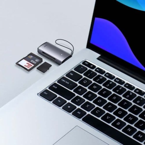 Baseus Card Reader Lite Series SD / TF to USB-A, Gray (WKQX060013)