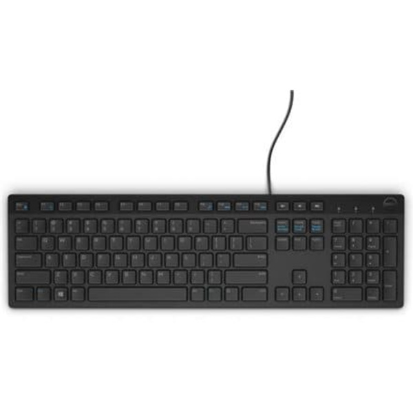 Dell | KB216 RTL Box | Multimedia | Wired | US | Black | Numeric keypad Svart