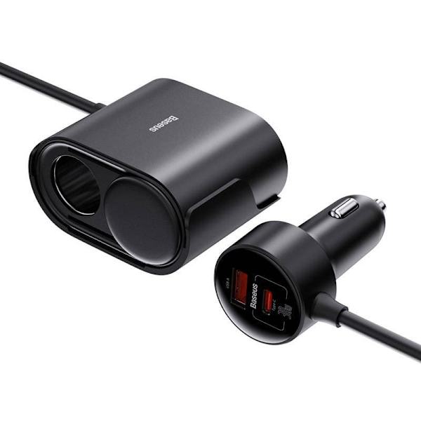 Baseus High Efficiency 1for2 Car Charger 30W