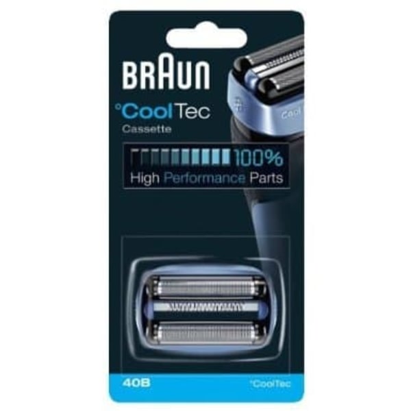 Braun | CoolTec Combi Pack Cassette replacement head | 40B | Blue | Number of shaver heads/blades 1