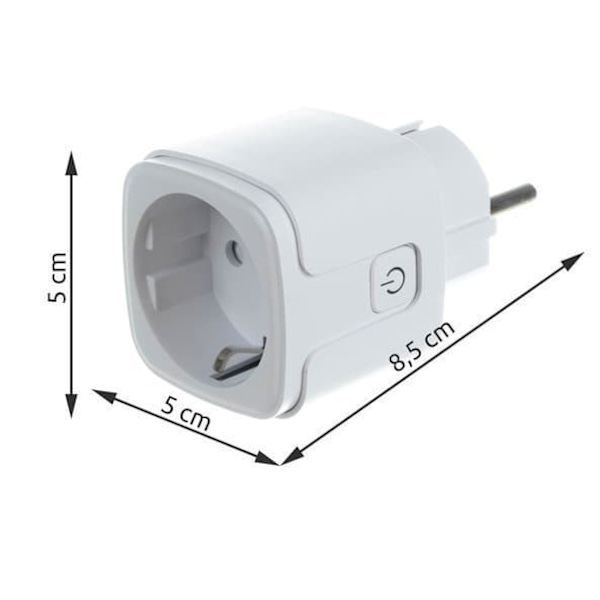 RoGer Smart WI FI Remote Controlled Socket White