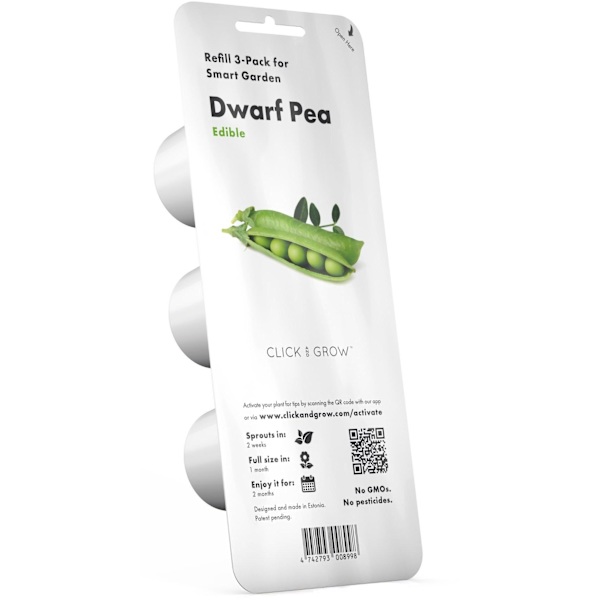 Click & Grow Smart Garden refill Dwarf Pea 3pcs