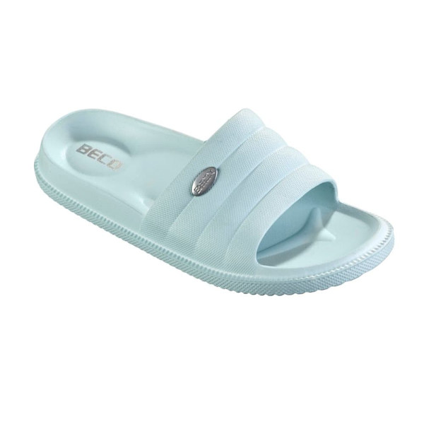 Slippers for ladies BECO 90606 888 size 42 petrol/aqua