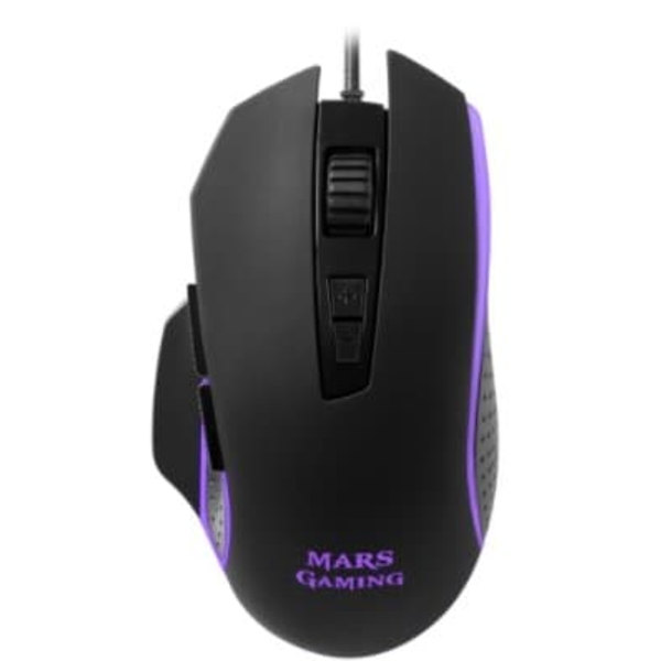 Mars Gaming MM018 Gaming Mouse with Additional Buttons / RGB / 4800 DPI / USB / Black musta